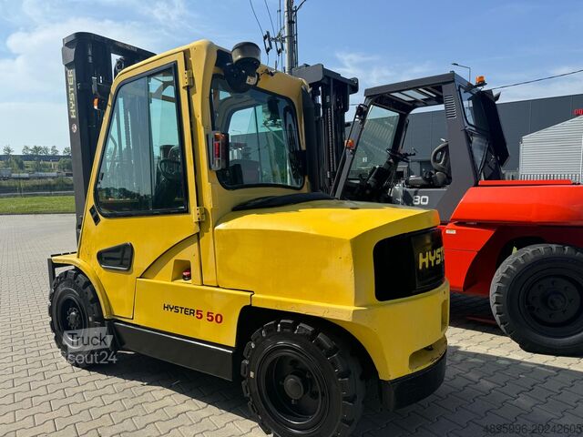 Carretilla elevadora de 4 ruedas Hyster H 5.5 XM // Full cabin // Only 6089 hour