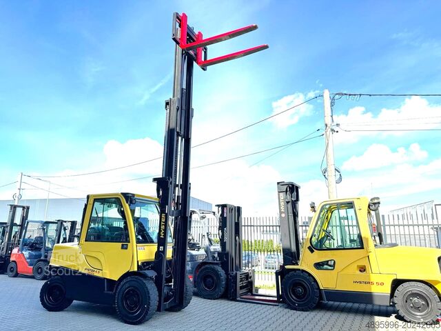 Carretilla elevadora de 4 ruedas Hyster H 5.5 XM // Full cabin // Only 6089 hour