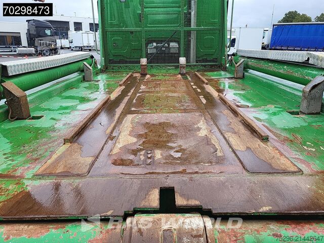 Containertransport (portaalarmsysteem) Mercedes Antos 2135 4X2 NL-Truck APK 14Tons Hyva Lift Sk...