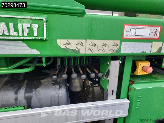 Containertransport (portaalarmsysteem) Mercedes Antos 2135 4X2 NL-Truck APK 14Tons Hyva Lift Sk...