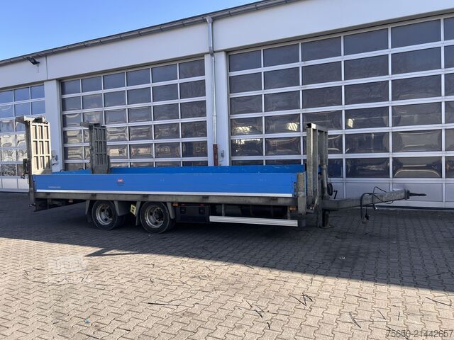 Remorque porte-engins surbaissée Humbaur HBTZ 136224 TA-BS  13,6 t Tandemtieflader