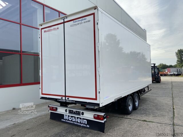 Remorque à caisse Möslein TKO 105 D 6m  weiß  Tandem- Koffer, Durchladbar, -- Neufahrzeug --