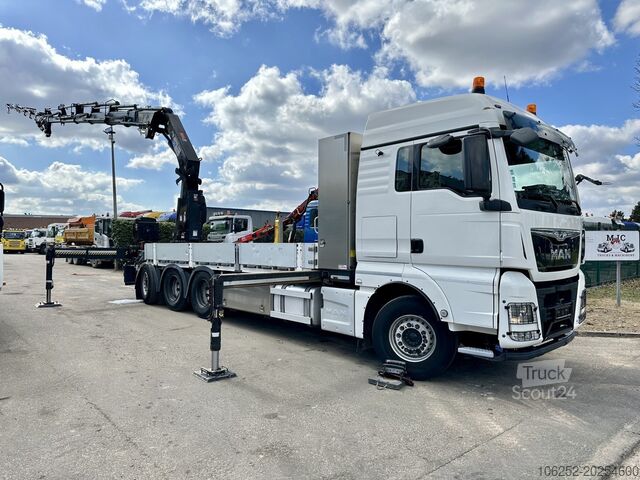 Dépanneuse MAN TGX 35.420 8x4-4 TRIDEM + CRANE (26m!) HIAB X-H...