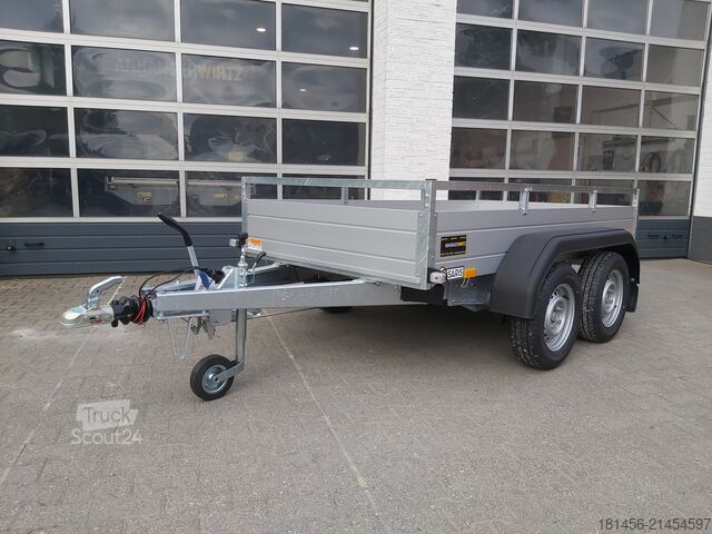 Remorque à voiture Saris DW 2000 255x153x43cm Tandem Aluwände