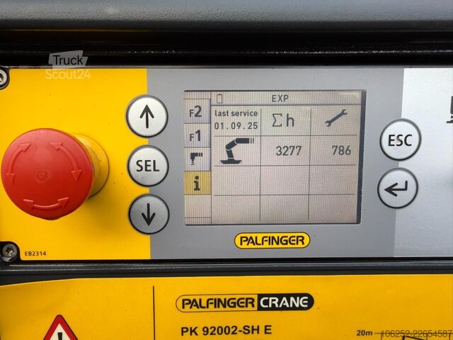 Iekraušanas platforma Volvo FH 750 8x2 + PALFINGER PK92002 SH E (6x - 20m) ...