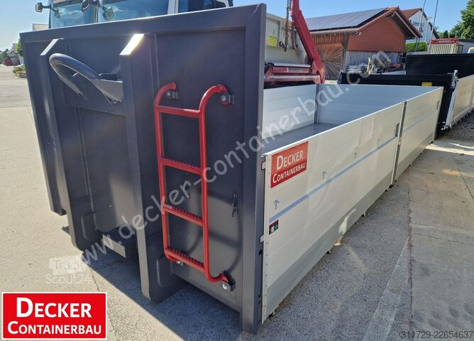 Afzetcontainer Decker Containerbau 3 Seiten Aluklappbar Plattform 6000 mm