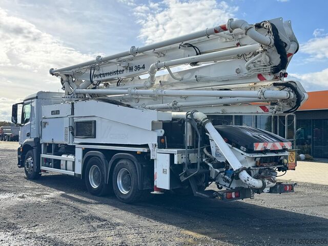 Pompă de beton Mercedes-Benz AROCS 2840 6x4 EURO6 POMPA DO BETONU PUTZMEISTE...