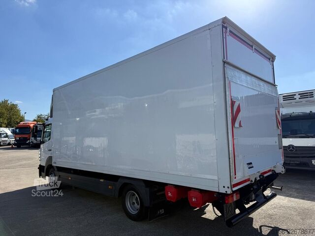 Transporter mit Koffer MERCEDES-BENZ ATEGO 818 L Koffer 6,1 m LBW 1 to. *AHK