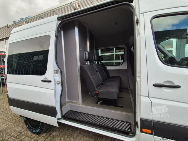 Bestelwagen dubbele cabine Mercedes-Benz Sprinter 314 CDI 4X4 Offroad/ Doka/ L2H2/ Airco...
