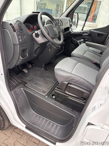 Transportador con plataforma y toldo Renault Master 3,5T Plane*Allrad*Klima*1.Hand*