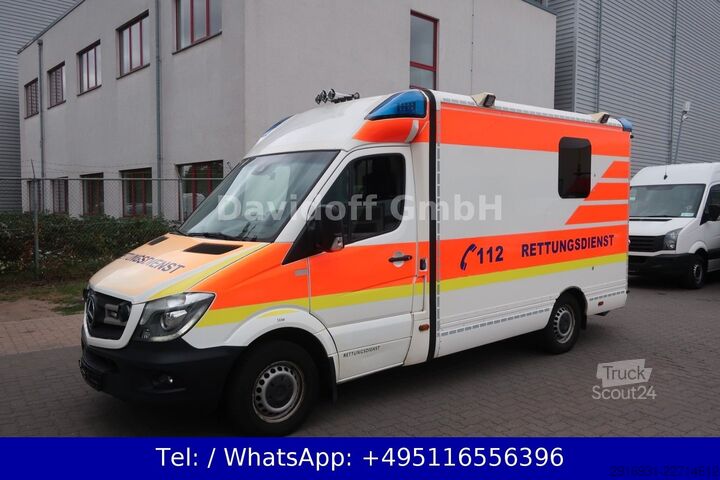 Brannbil MERCEDES-BENZ Sprinter II Pritsche 316 CDI/RTW/Klima/ FN:B42