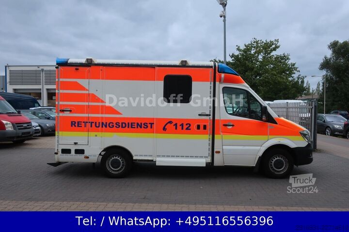Brannbil MERCEDES-BENZ Sprinter II Pritsche 316 CDI/RTW/Klima/ FN:B42