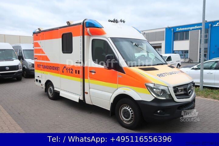 Brannbil MERCEDES-BENZ Sprinter II Pritsche 316 CDI/RTW/Klima/ FN:B42