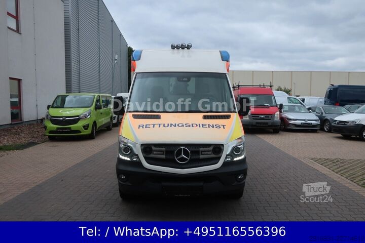 Brannbil MERCEDES-BENZ Sprinter II Pritsche 316 CDI/RTW/Klima/ FN:B42