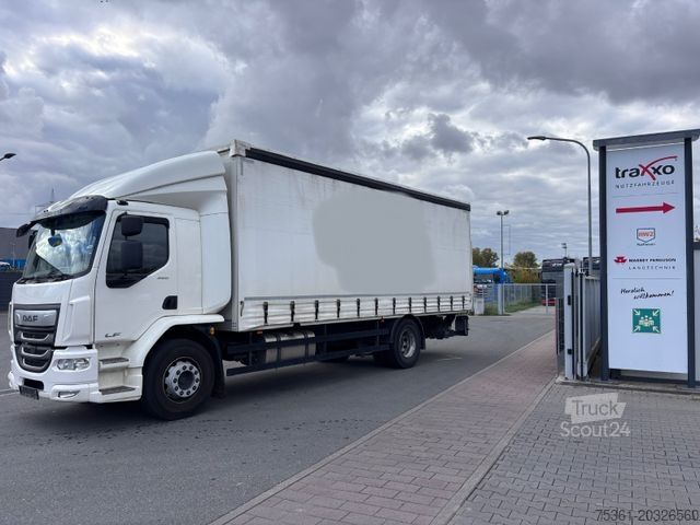LKW mit Pritsche & Plane DAF LF 320 Sleper Cab Pritsche & Plane mit LBW E6