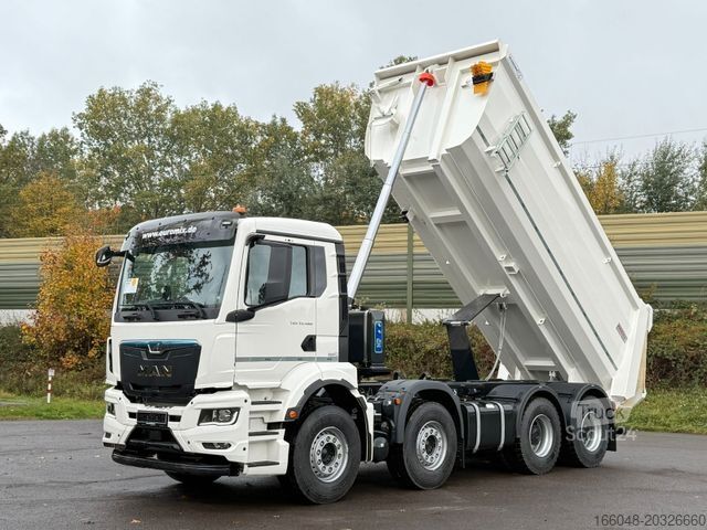 Camião basculante MAN TGS 35.480 BB 8X4 Mulden Kipper 5X Vorhanden