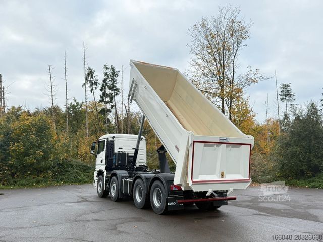 Camião basculante MAN TGS 35.480 BB 8X4 Mulden Kipper 5X Vorhanden