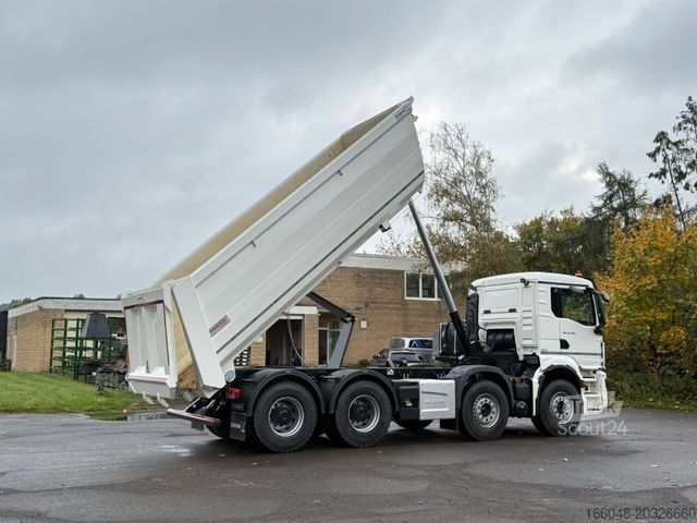 Camião basculante MAN TGS 35.480 BB 8X4 Mulden Kipper 5X Vorhanden