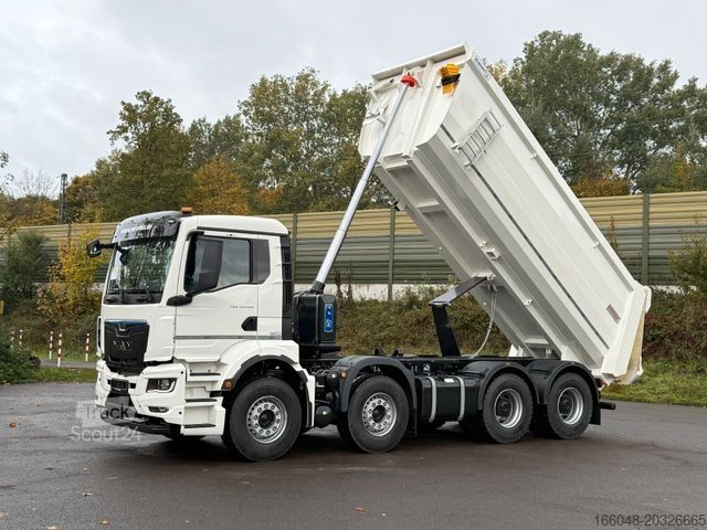 Camião basculante MAN TGS 35.480 BB 8X4 Mulden Kipper 5X Vorhanden
