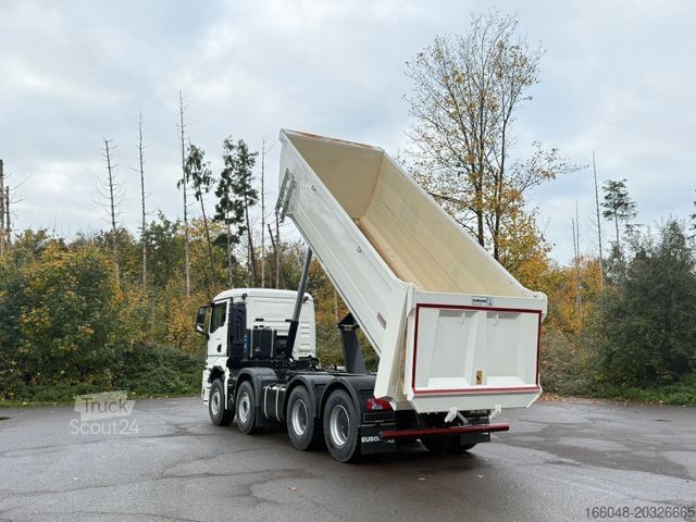 Camião basculante MAN TGS 35.480 BB 8X4 Mulden Kipper 5X Vorhanden