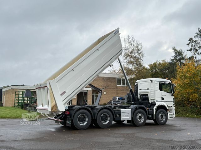 Camião basculante MAN TGS 35.480 BB 8X4 Mulden Kipper 5X Vorhanden