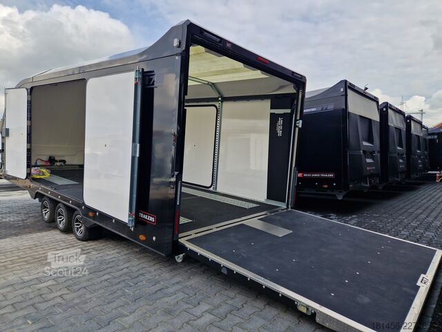 Autotransporter Anhänger Brian James Trailers RT 7 397-5523 black Race Ramp verfügbar