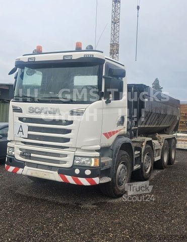 Tipvogn SCANIA G450 / ISO Thermo Mulde / 8X4 / Opti Cruise