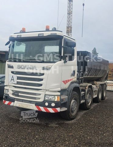 Tipvogn SCANIA G450 / ISO Thermo Mulde / 8X4 / Opti Cruise