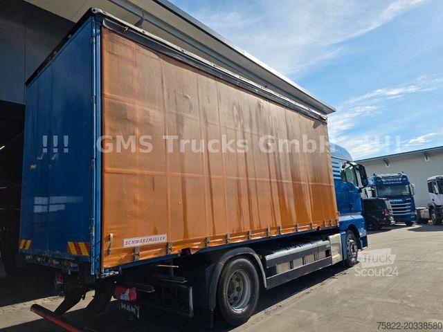 Flaklastbil med kapell MAN TGX 18.440 / 6,1m / Autom + Ret