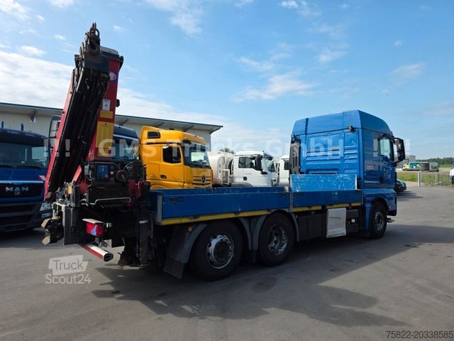 Autocarro con cassone fisso MAN TGX 26.440 / 18m HMF 2120 Kran / 100% Service