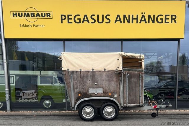 Zirgu pārvadāšanas piekabe Westeria 1,2t Vieh- Pferdeanhänger Frontausstieg