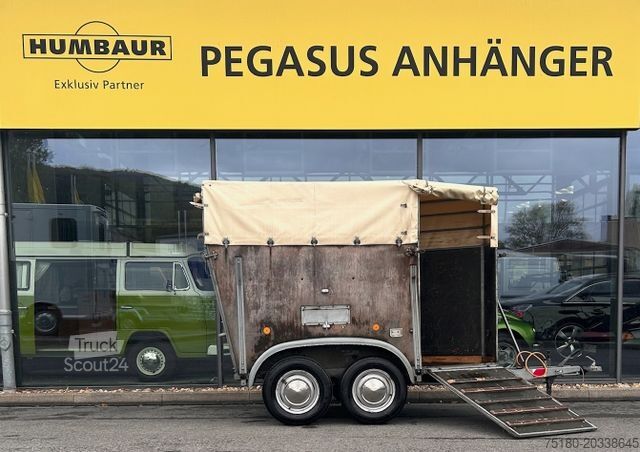 Zirgu pārvadāšanas piekabe Westeria 1,2t Vieh- Pferdeanhänger Frontausstieg