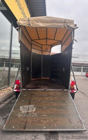 Zirgu pārvadāšanas piekabe Westeria 1,2t Vieh- Pferdeanhänger Frontausstieg