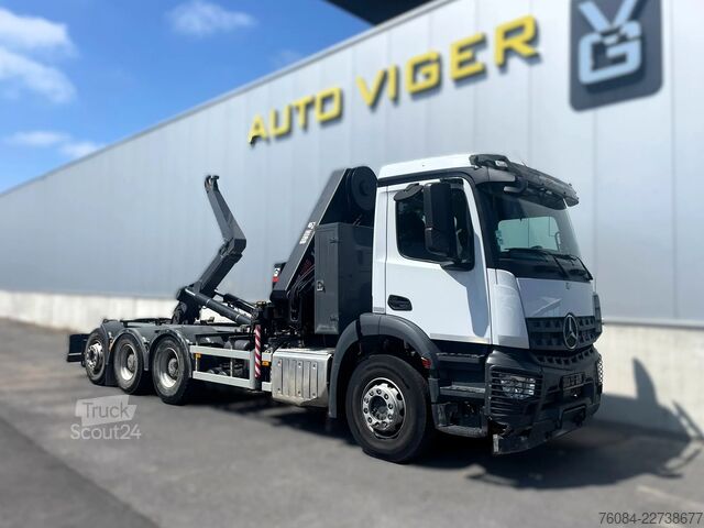 Ciężarówka z dźwigiem Mercedes-Benz Arocs 3240 *8x4*Luchtvering A verst*Containersy...