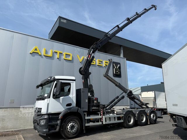 Ciężarówka z dźwigiem Mercedes-Benz Arocs 3240 *8x4*Luchtvering A verst*Containersy...