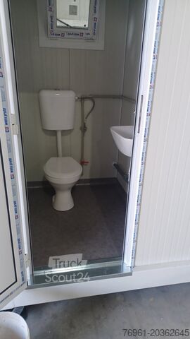 Sanitárny kontajner jednotlivá kabína  Sanitärcontainer