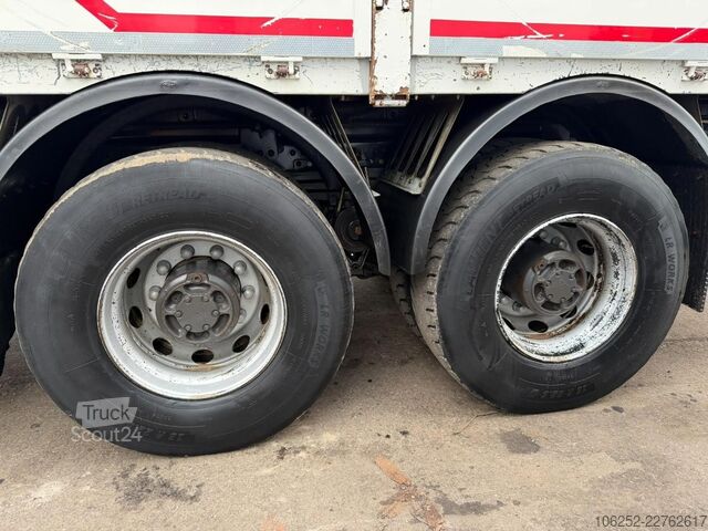 Lasteplattform Volvo FM 420 6x4 BAUSTOFF + KRAN PALFINGER PK18502 SH...