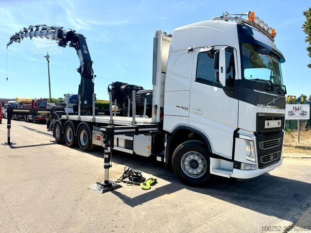 Πλατφόρμα φόρτωσης Volvo FH 420 8x4 PRITSCHE + (31m!) KRAN HIAB 858 E-7 ...