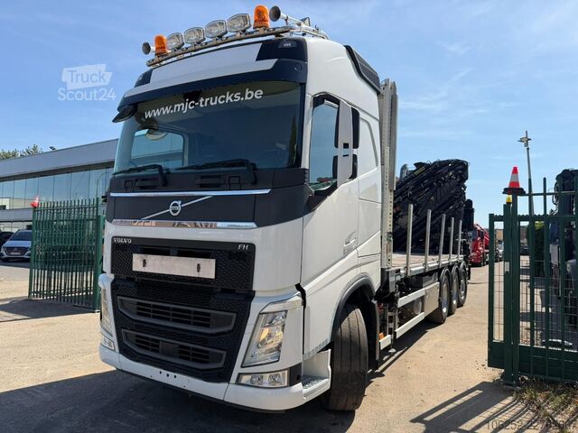 Πλατφόρμα φόρτωσης Volvo FH 420 8x4 PRITSCHE + (31m!) KRAN HIAB 858 E-7 ...