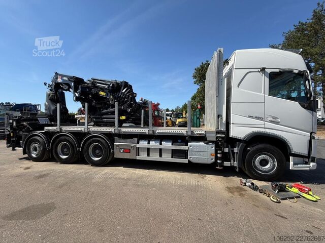 Πλατφόρμα φόρτωσης Volvo FH 420 8x4 PRITSCHE + (31m!) KRAN HIAB 858 E-7 ...