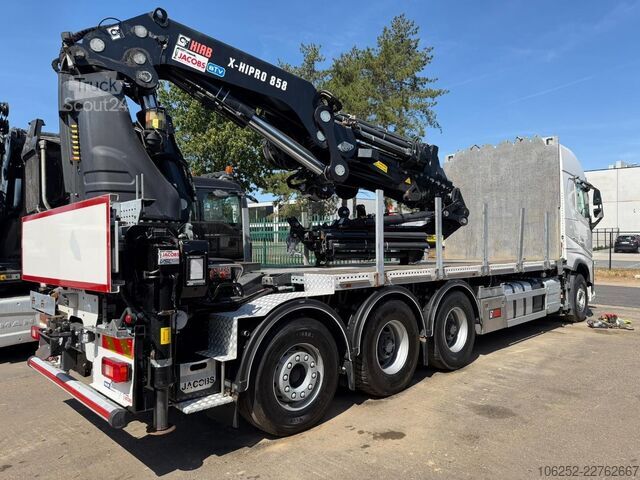 Πλατφόρμα φόρτωσης Volvo FH 420 8x4 PRITSCHE + (31m!) KRAN HIAB 858 E-7 ...