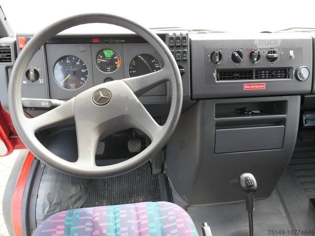 Anpassad skåpbil MERCEDES-BENZ 814 D/Feuerwehr/Metz/Wassertank/Pumpe