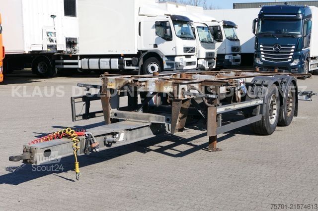 Remolque con chasis intercambiable SCHMITZ CARGOBULL SGF C2 BDF Wechselfahrgestell SAF-Achsen