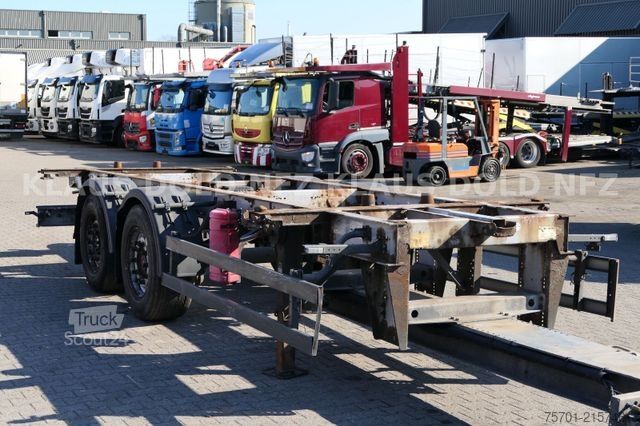 Remolque con chasis intercambiable SCHMITZ CARGOBULL SGF C2 BDF Wechselfahrgestell SAF-Achsen