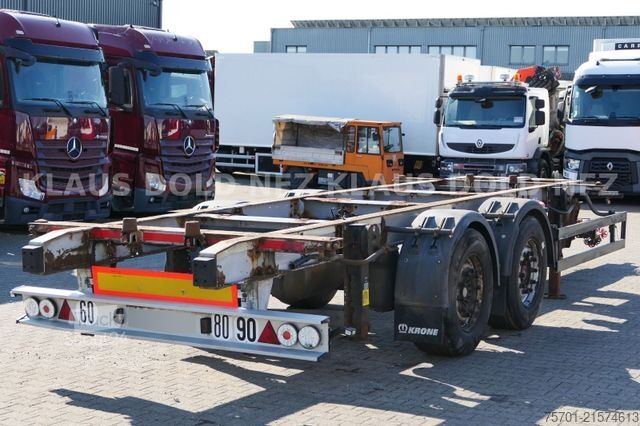 Remolque con chasis intercambiable SCHMITZ CARGOBULL SGF C2 BDF Wechselfahrgestell SAF-Achsen