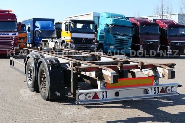 Remolque con chasis intercambiable SCHMITZ CARGOBULL SGF C2 BDF Wechselfahrgestell SAF-Achsen