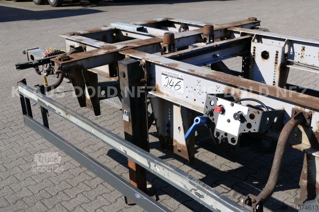 Remolque con chasis intercambiable SCHMITZ CARGOBULL SGF C2 BDF Wechselfahrgestell SAF-Achsen