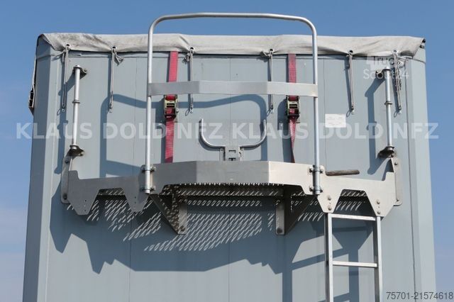 Semi-remorque fourgon SCHWARZMÜLLER Schubboden Seitliche Türen Liftachse Plane
