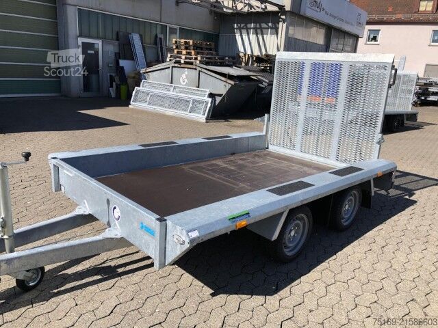 Araba römorku Hapert Indigo LF-2 3050 x 1590 x 200 mm, 3,0 to. Gitterrampe