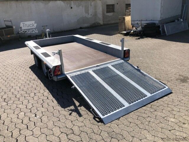 Araba römorku Hapert Indigo LF-2 3050 x 1590 x 200 mm, 3,0 to. Gitterrampe